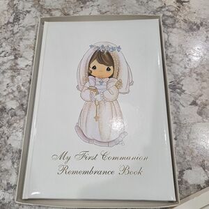 My First Communion Remembrance Book Precious Moments NIB Catholic Gifts